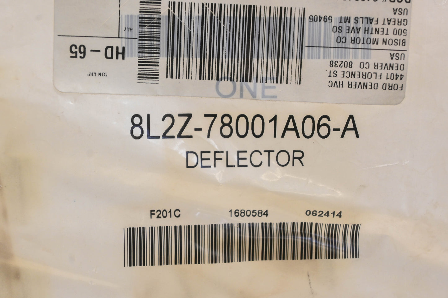 New OEM Ford 8L2Z-78001A06-A Radiator Air Deflector Baffle NOS