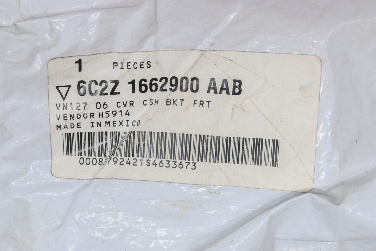 New OEM Ford 6C2Z-1662900-AAB Front Right Seat Cushion Cover NOS