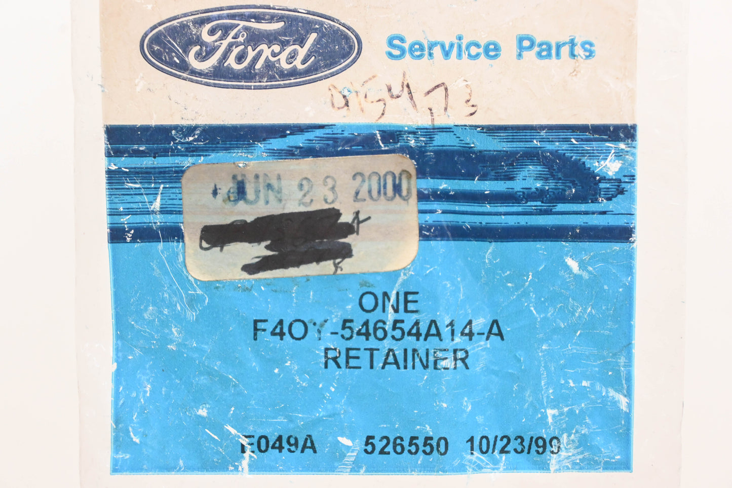New OEM Ford F4OY-54654A14-A Front Seat Armrest Retainer NOS