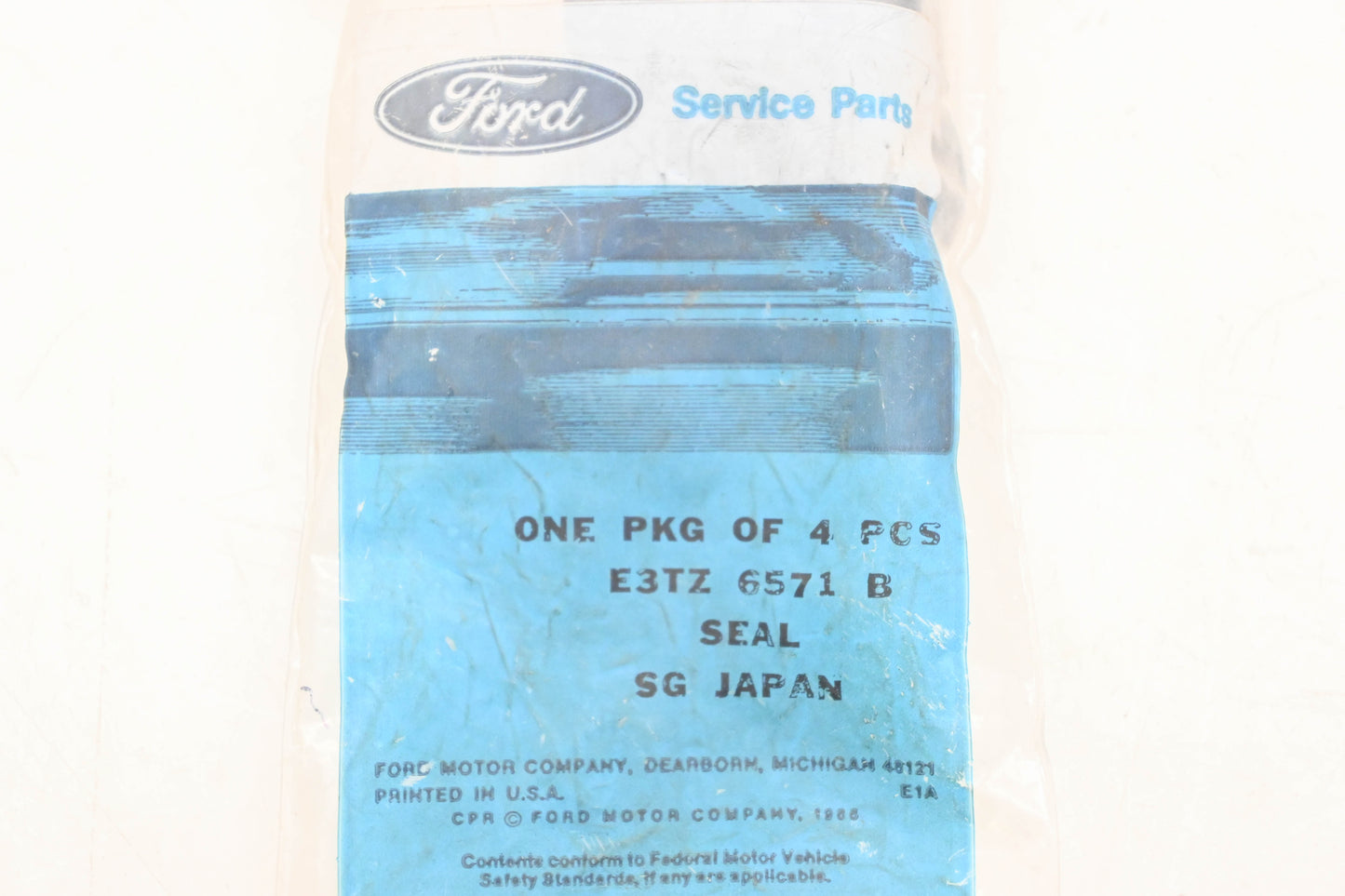 New OEM Ford E3TZ-6571-B Valve Stem Seals Qty 4 NOS