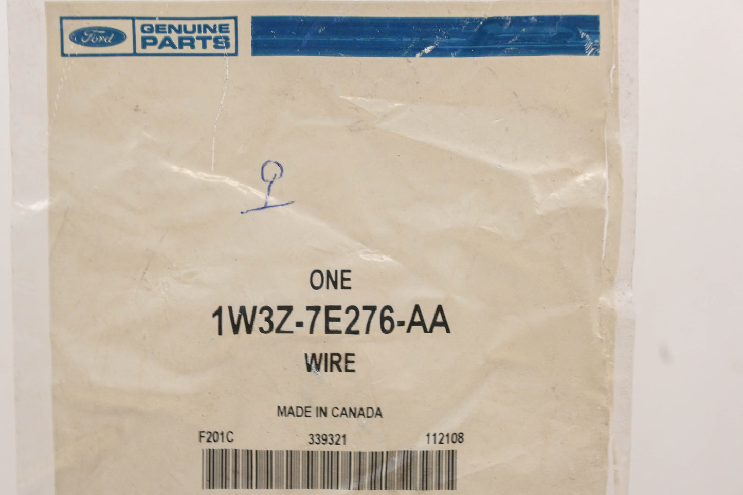 New OEM Ford 1W3Z-7E276-AA Wire Assembly NOS