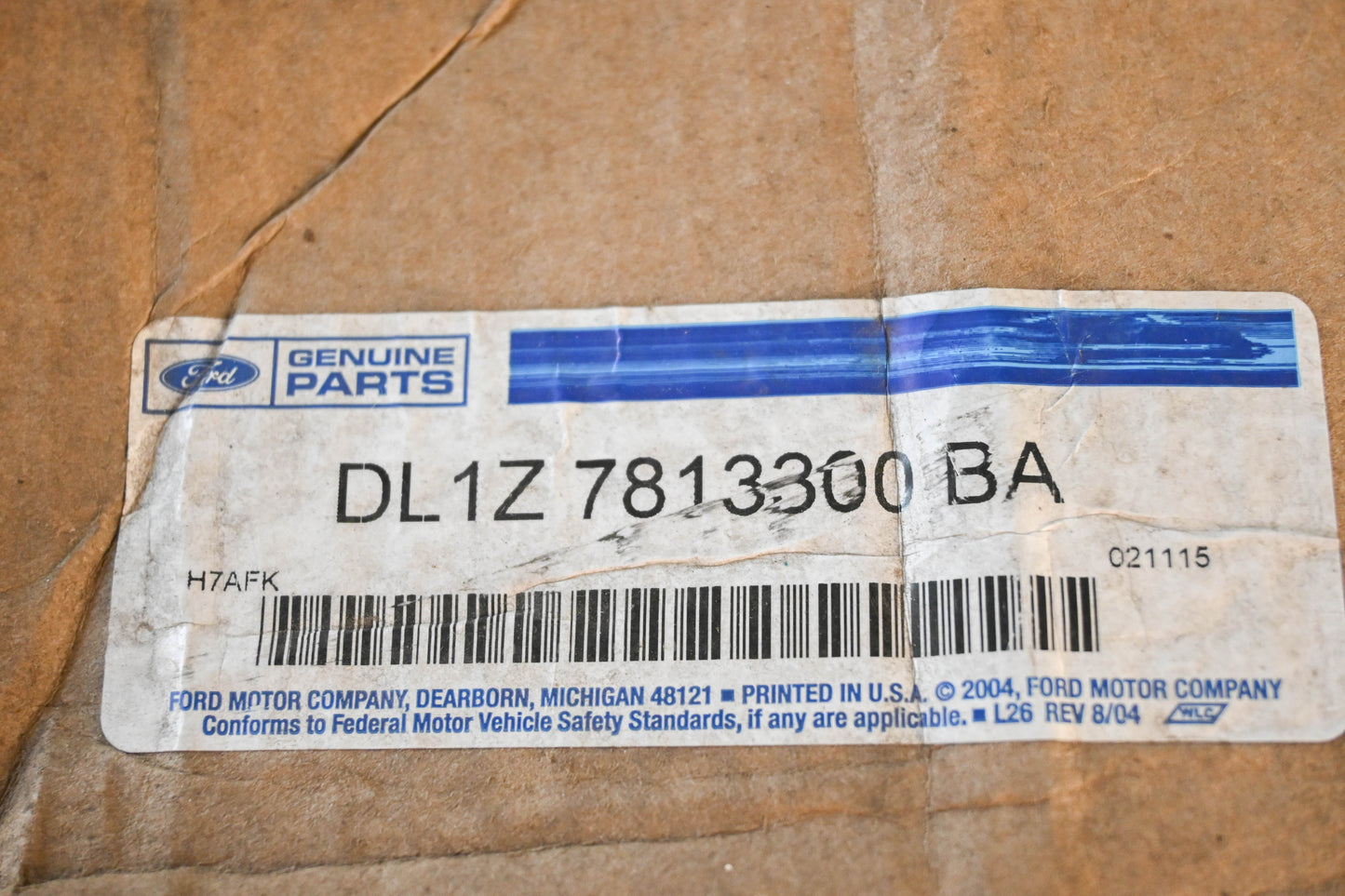 New OEM Ford DL1Z-7813300-BA Black Rubber Floor Mat Kit NOS