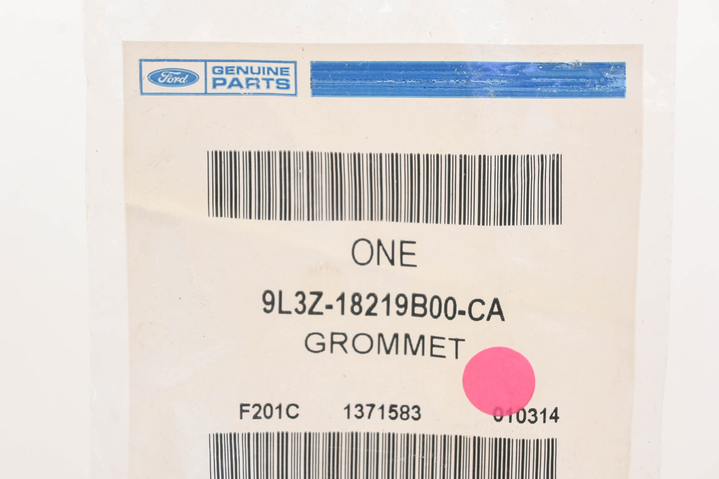 New OEM Ford 9L3Z-18219B00-CA Trim Panel Hole Cover Grommet NOS