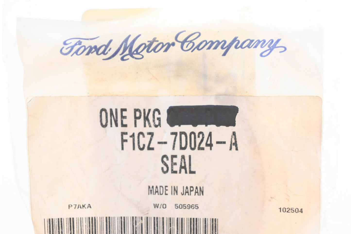 New OEM Ford F1CZ-7D024-A Intermediate Band Servo Piston Seals Qty 2 NOS