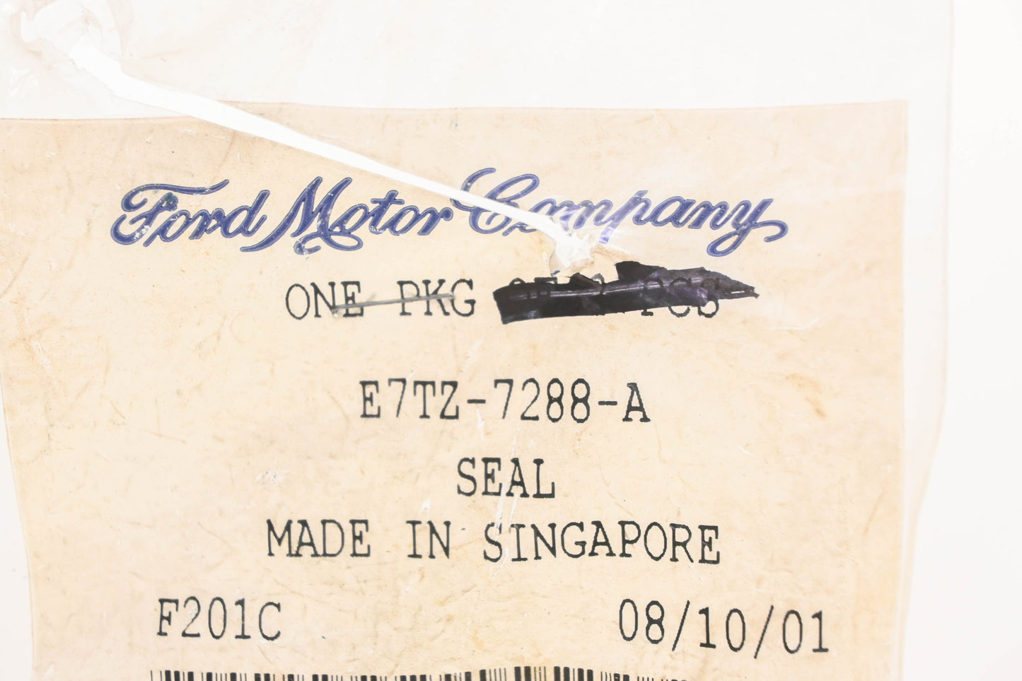 New OEM Ford E7TZ-7288-A Transfer Case Shift Lever Seal NOS
