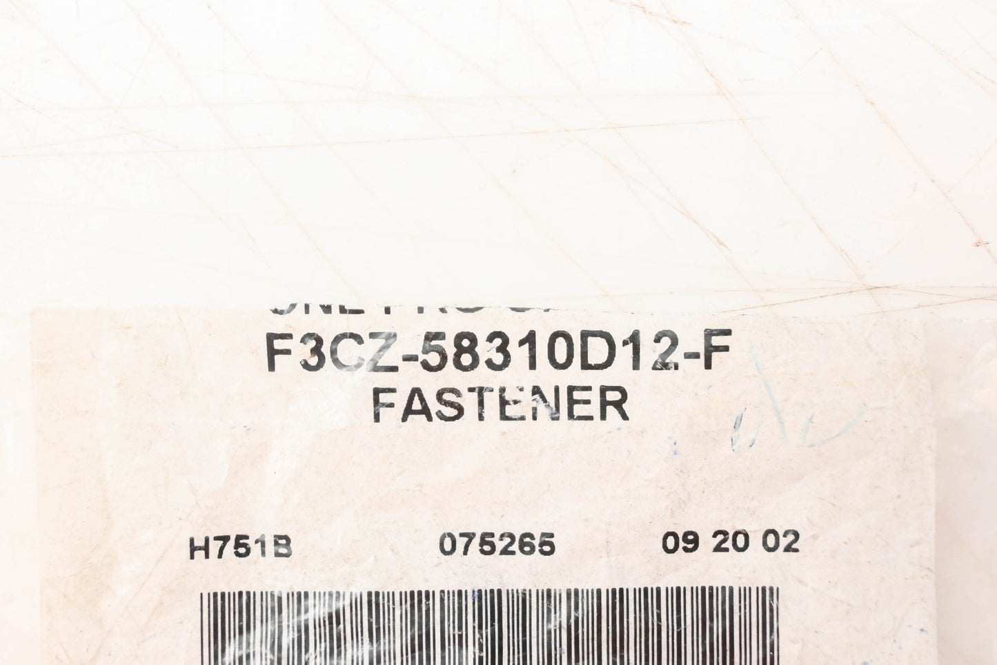 New OEM Ford F3CZ-58310D12-F Roof Headliner Fastener NOS