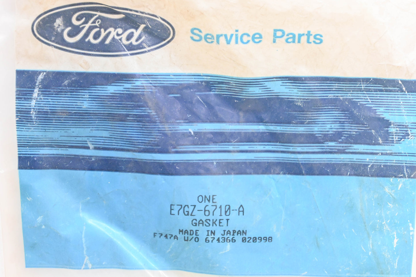 New OEM Ford E7GZ-6710-A Oil Pan Gasket NOS