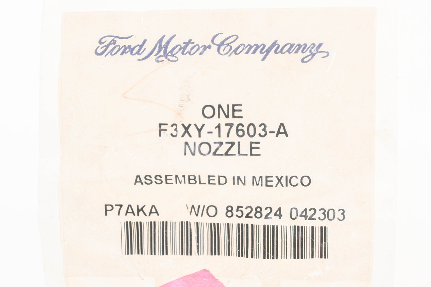 New OEM Ford F3XY-17603-A Washer Jet Nozzle NOS