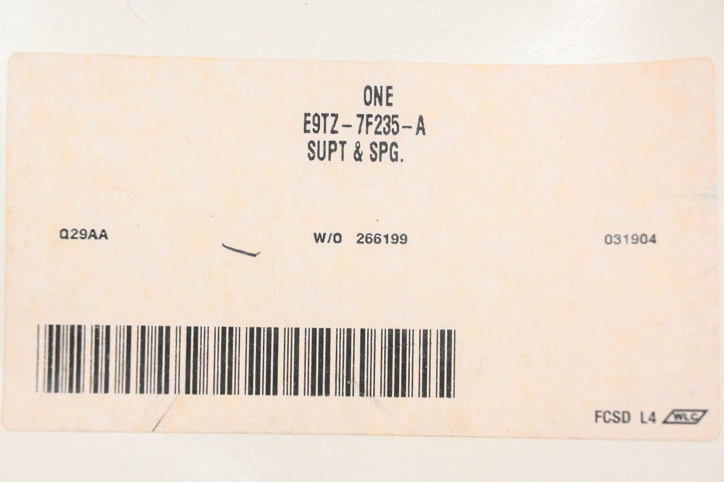 New OEM Ford E9TZ-7F235-A Direct Clutch Retainer & Spring Assembly NOS