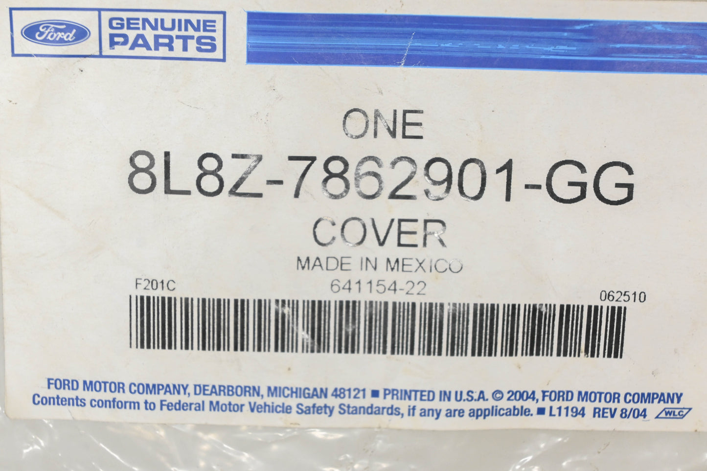 New OEM Ford 8L8Z-7862901-GG Front Left Seat Cushion Cover NOS