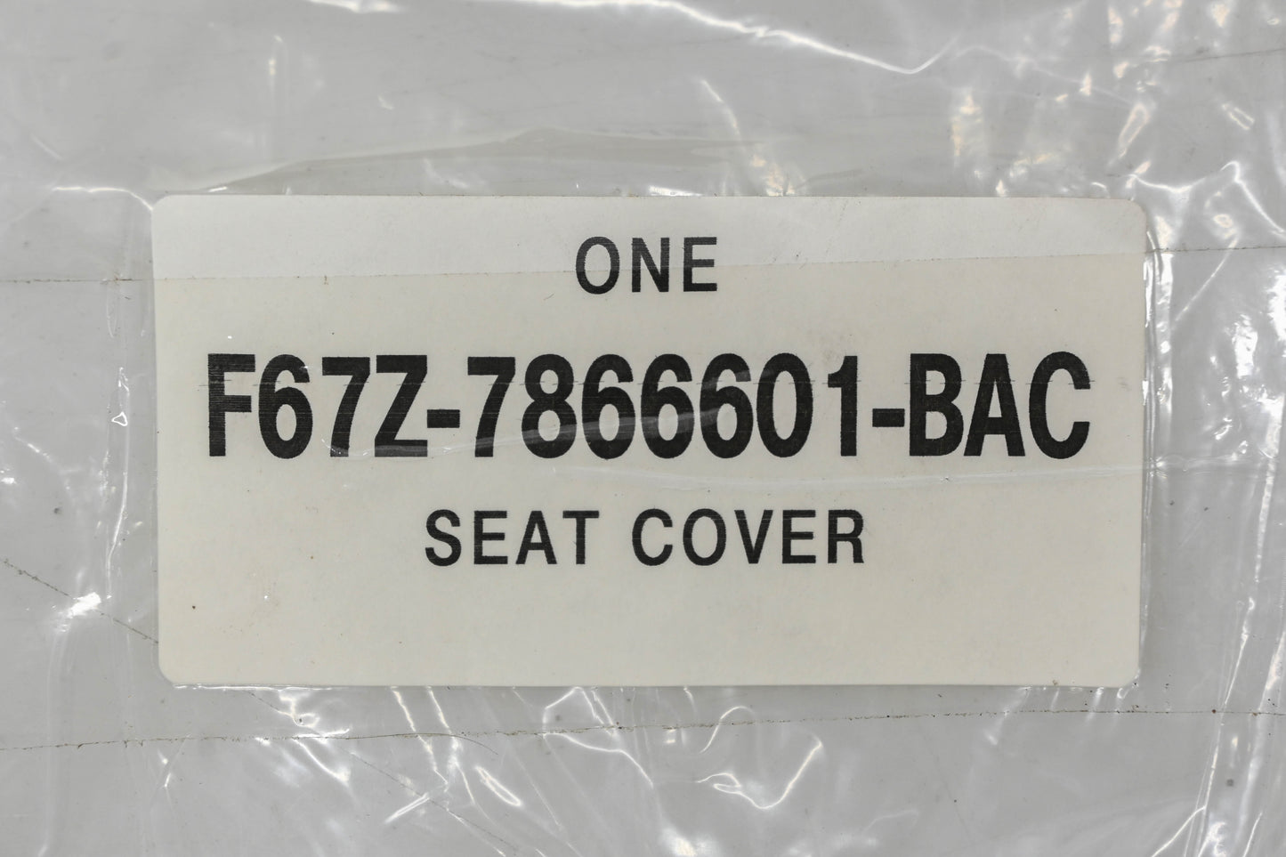 New OEM Ford F67Z-7866601-BAC Rear Left Seat Back Cover NOS