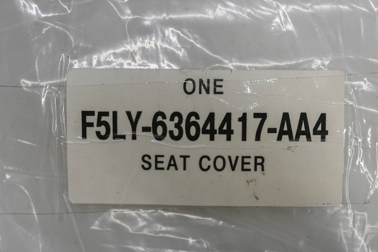 New OEM Ford F5LY-6364417-AA4 Front Seat Back Cover NOS