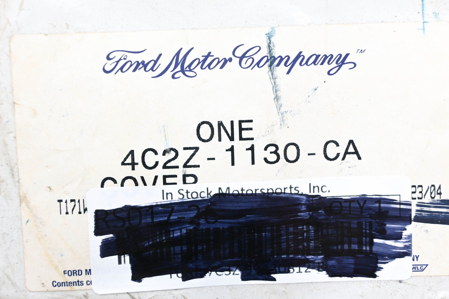 New OEM Ford 4C2Z-1130-CA Emblem Wheel Cover Assembly NOS