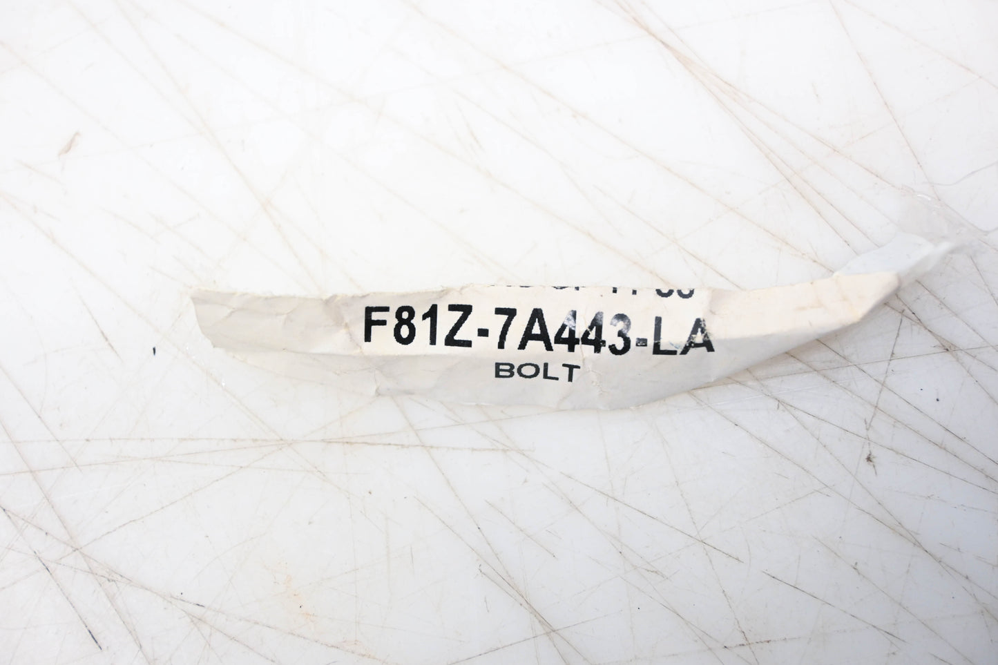 New OEM Ford F81Z-7A443-LA Bolt NOS