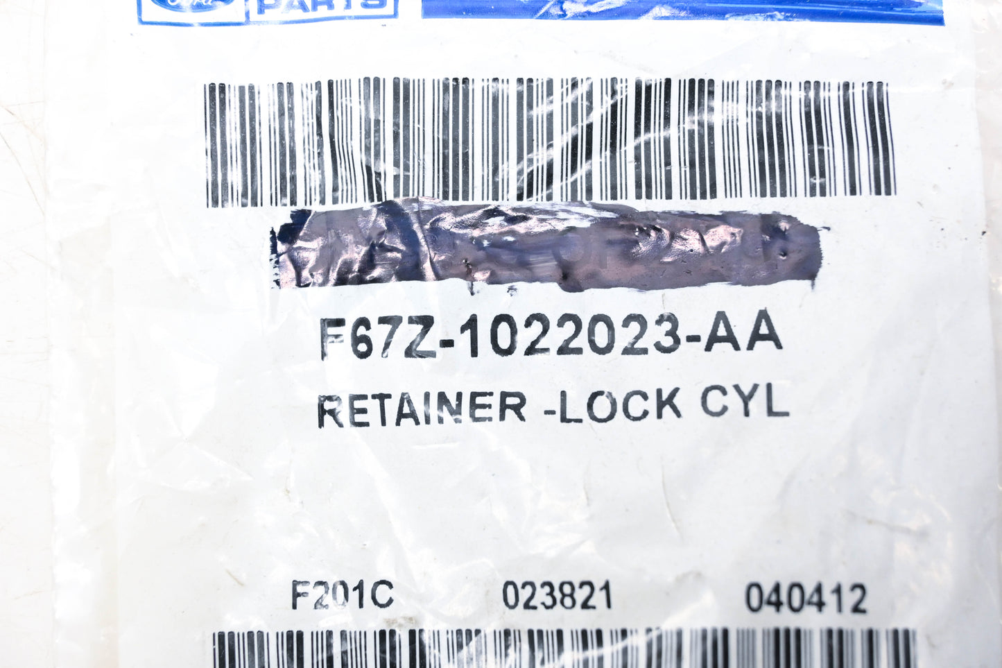 New OEM Ford F67Z-1022023-AA Door Lock Cylinder Retainer NOS