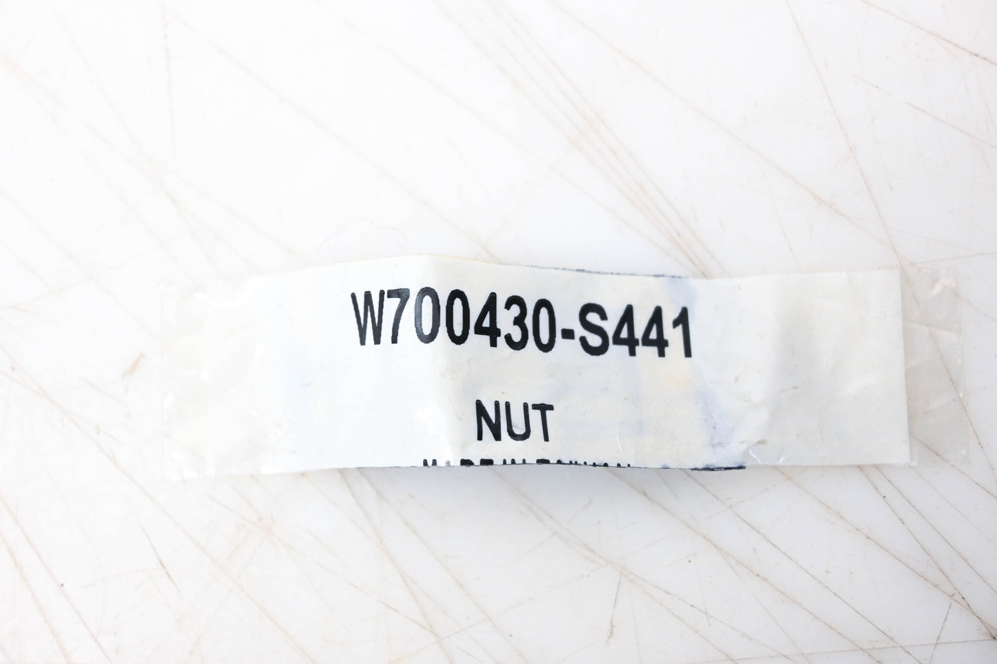 New OEM Ford W700430-S441 Trunk Lock Nut NOS