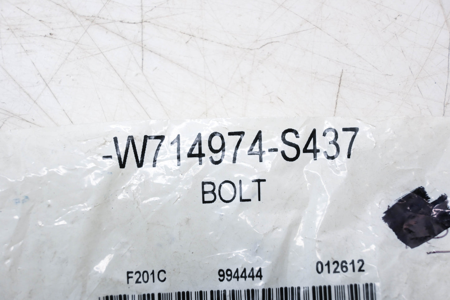 New OEM Ford W714974-S437 Adapter Bolt NOS