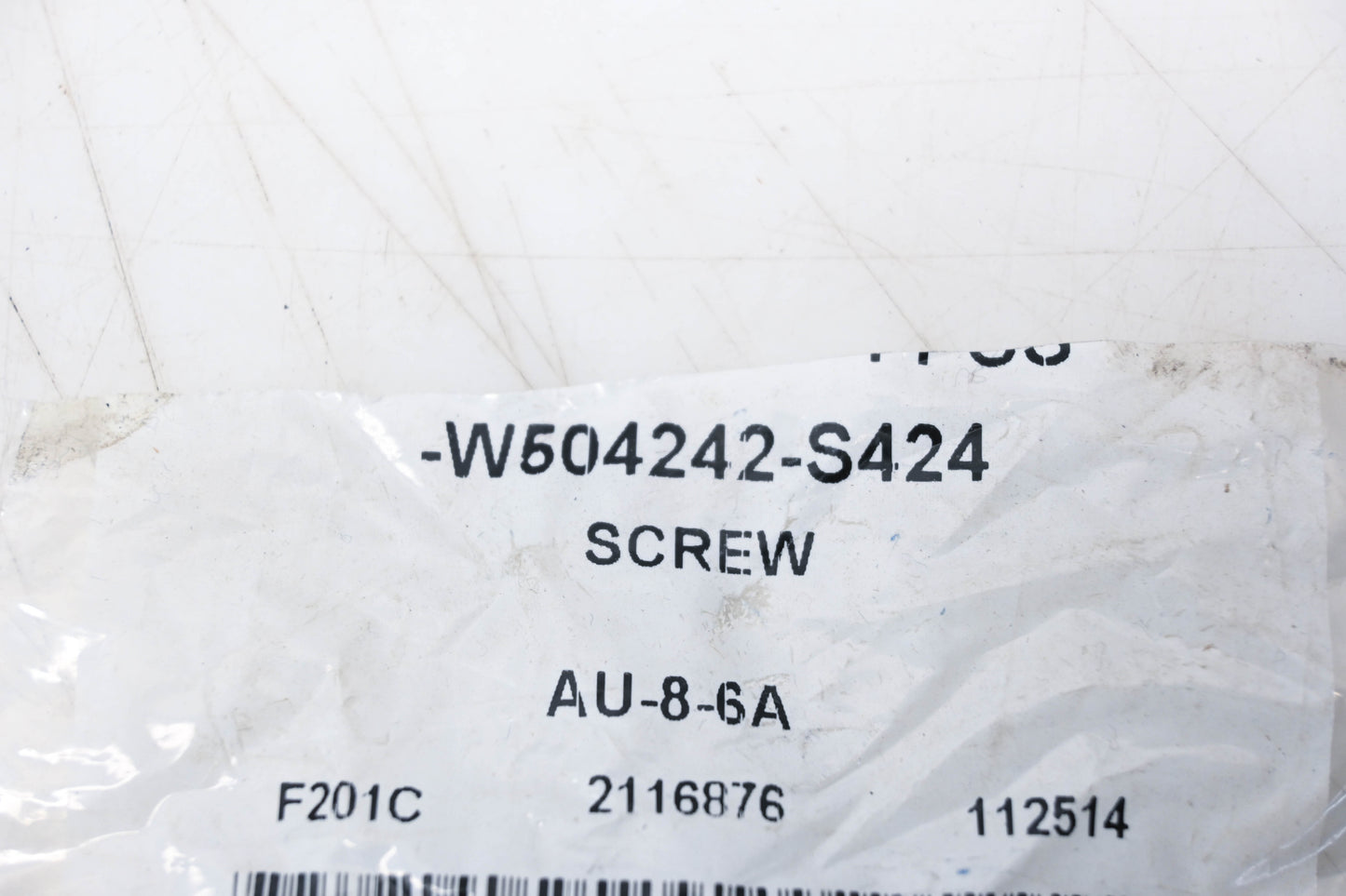 New OEM Ford W504242-S424 Pan Head Screw NOS