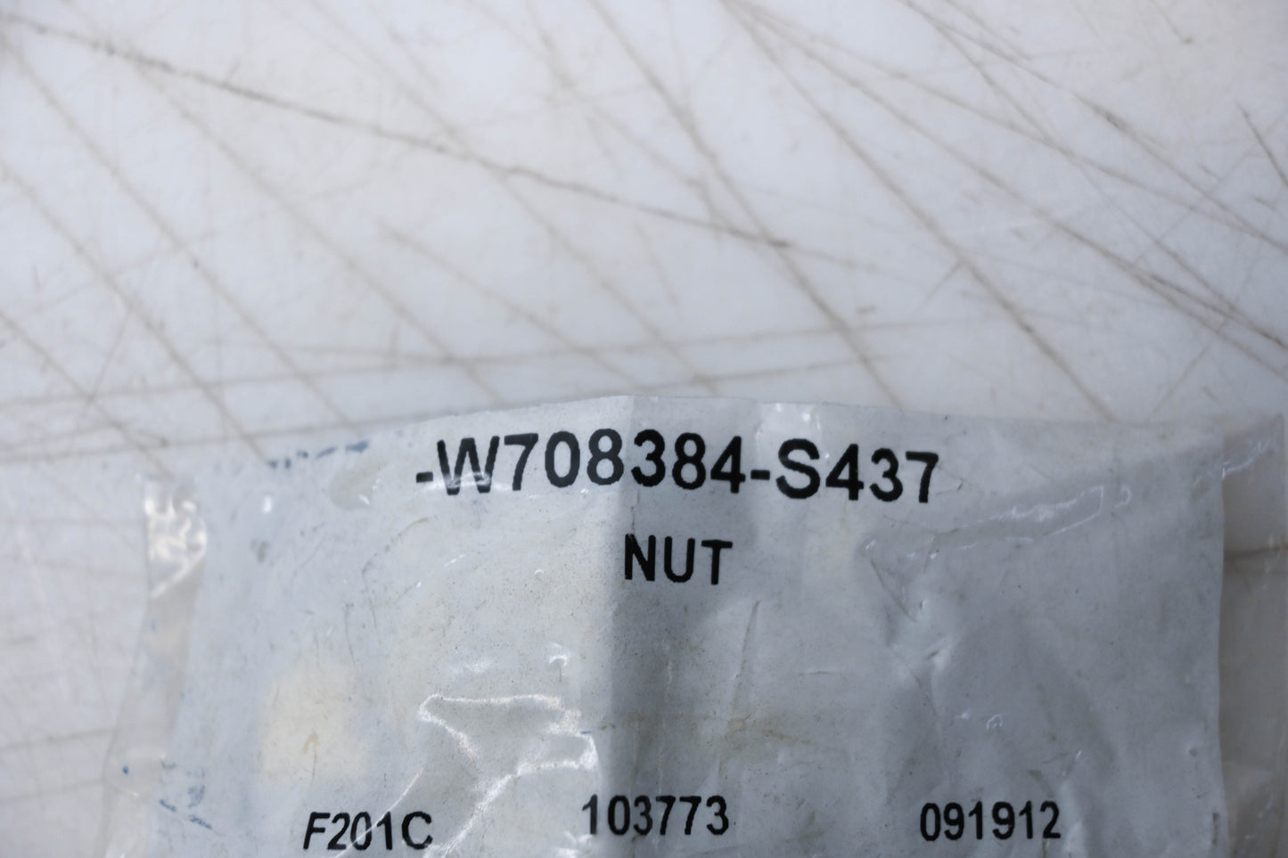 New OEM Ford W708384-S437 Rail Nut NOS