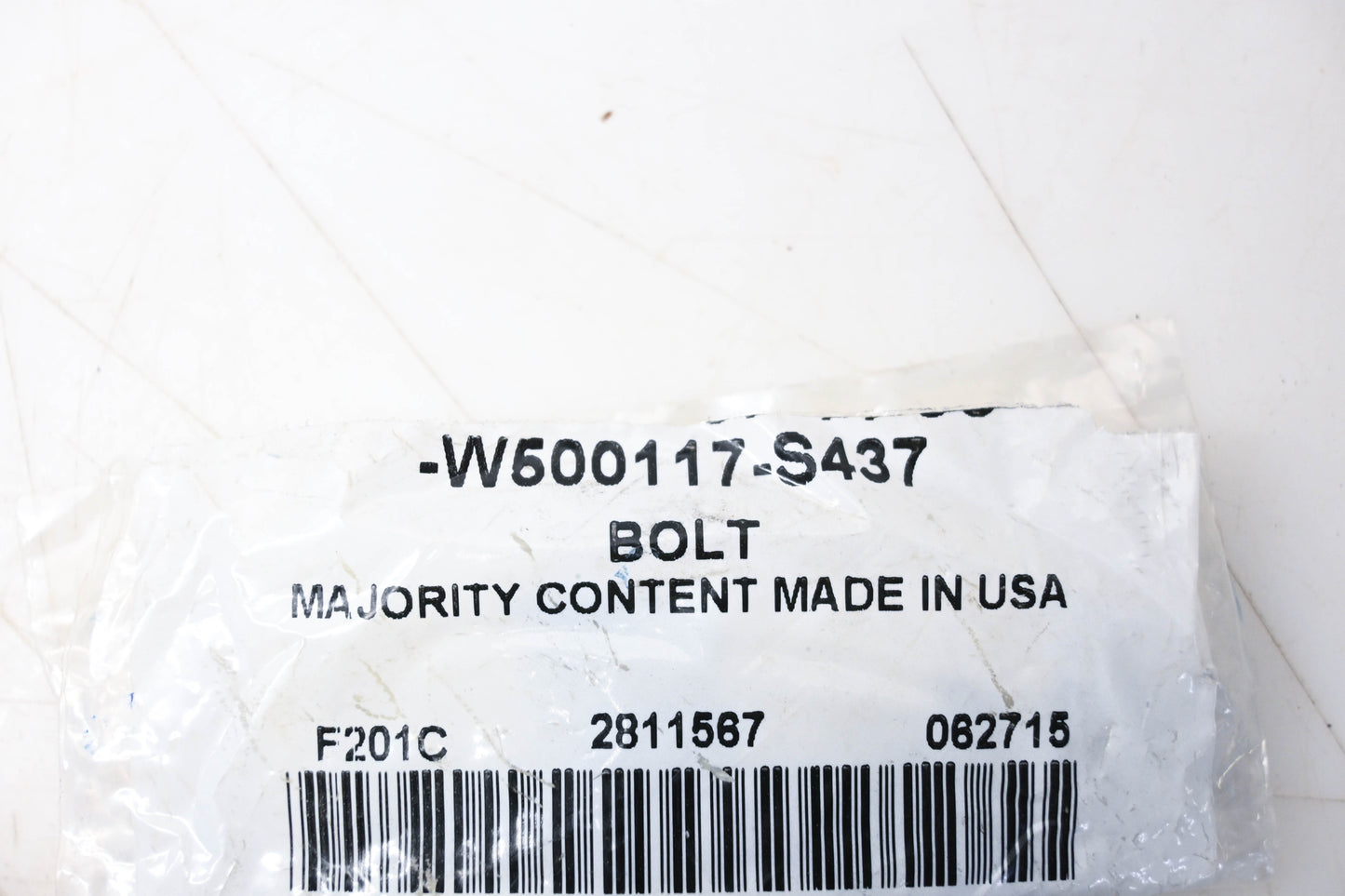 New OEM Ford W500117-S437 Intake Manifold Bolt NOS