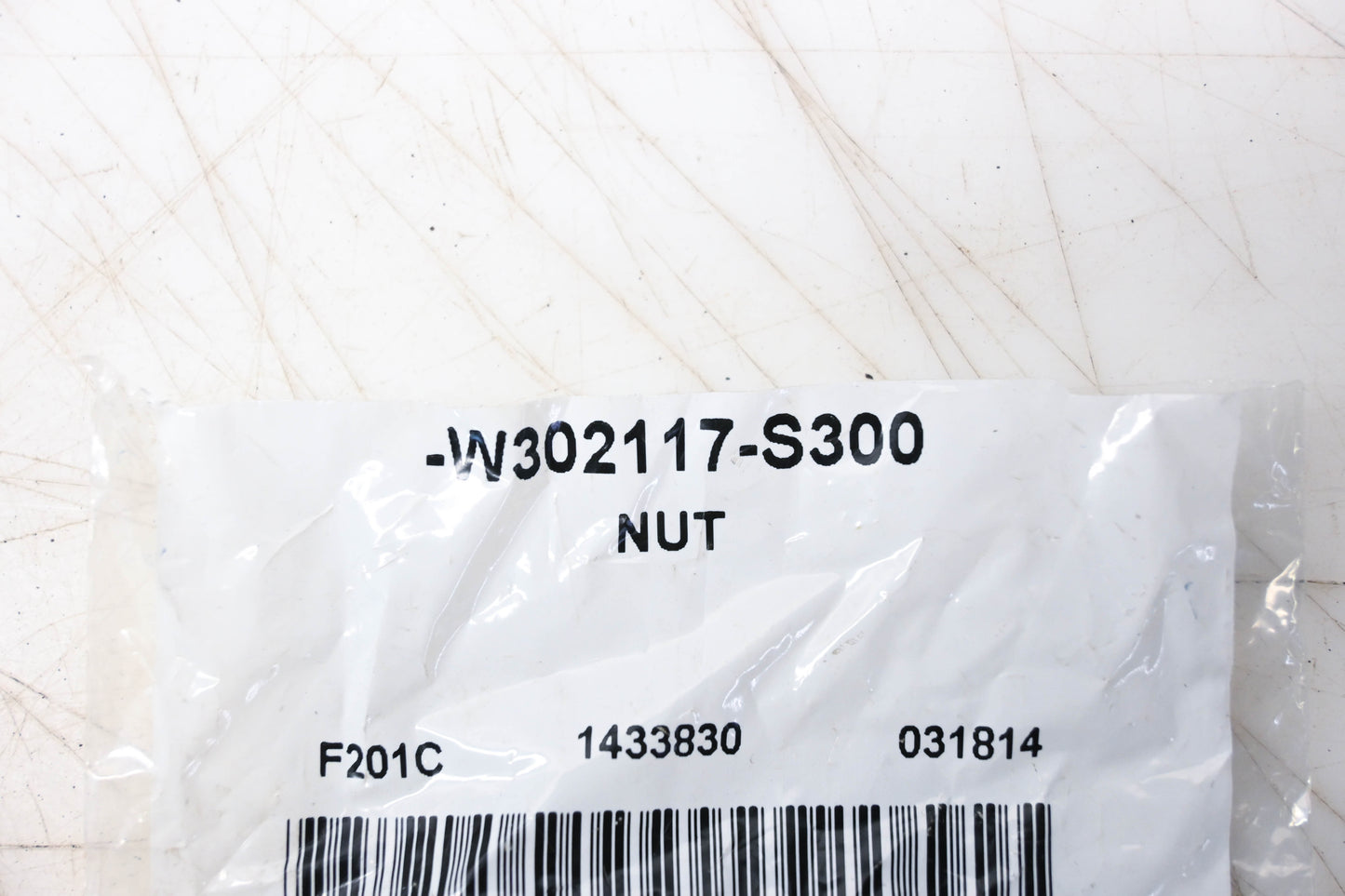 New OEM Ford W302117-S300 Front Suspension Arm Bracket Nut NOS