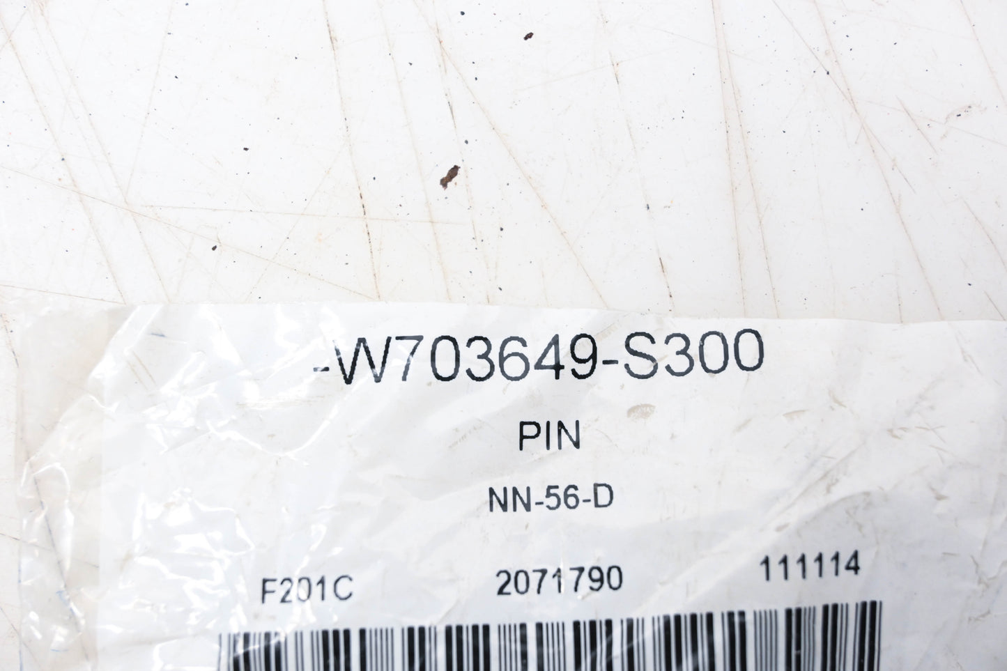 New OEM Ford W703649-S300 Pin NOS
