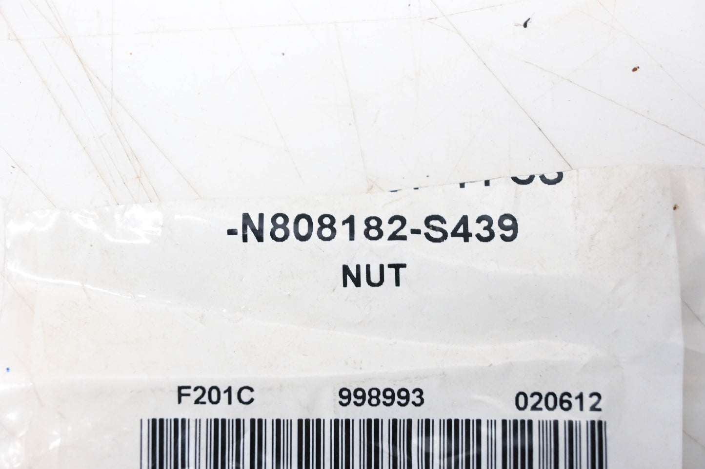 New OEM Ford N808182-S439 Rail Nut NOS