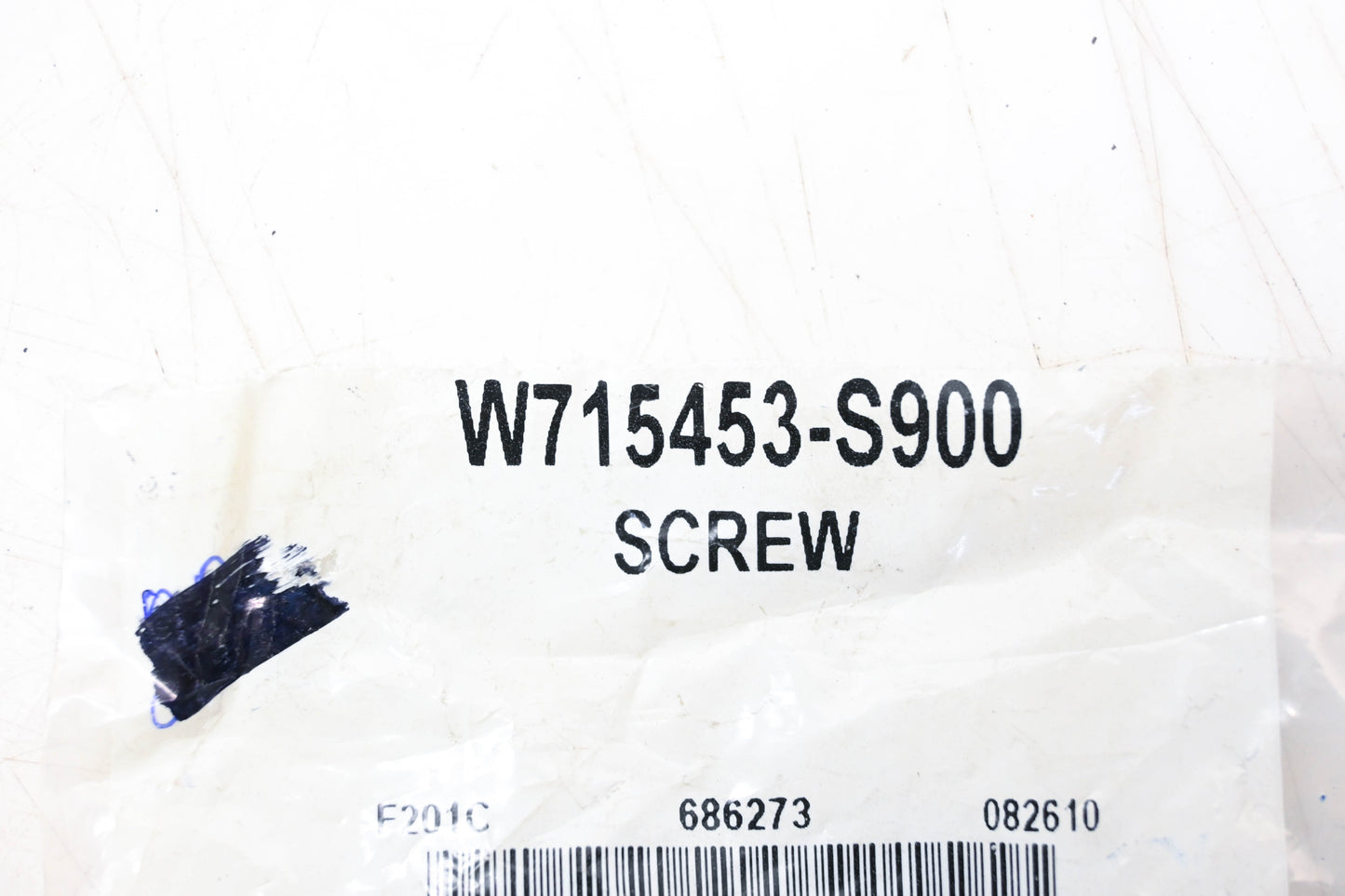 New OEM Ford W715453-S900 Run Channel Retainer Screw NOS