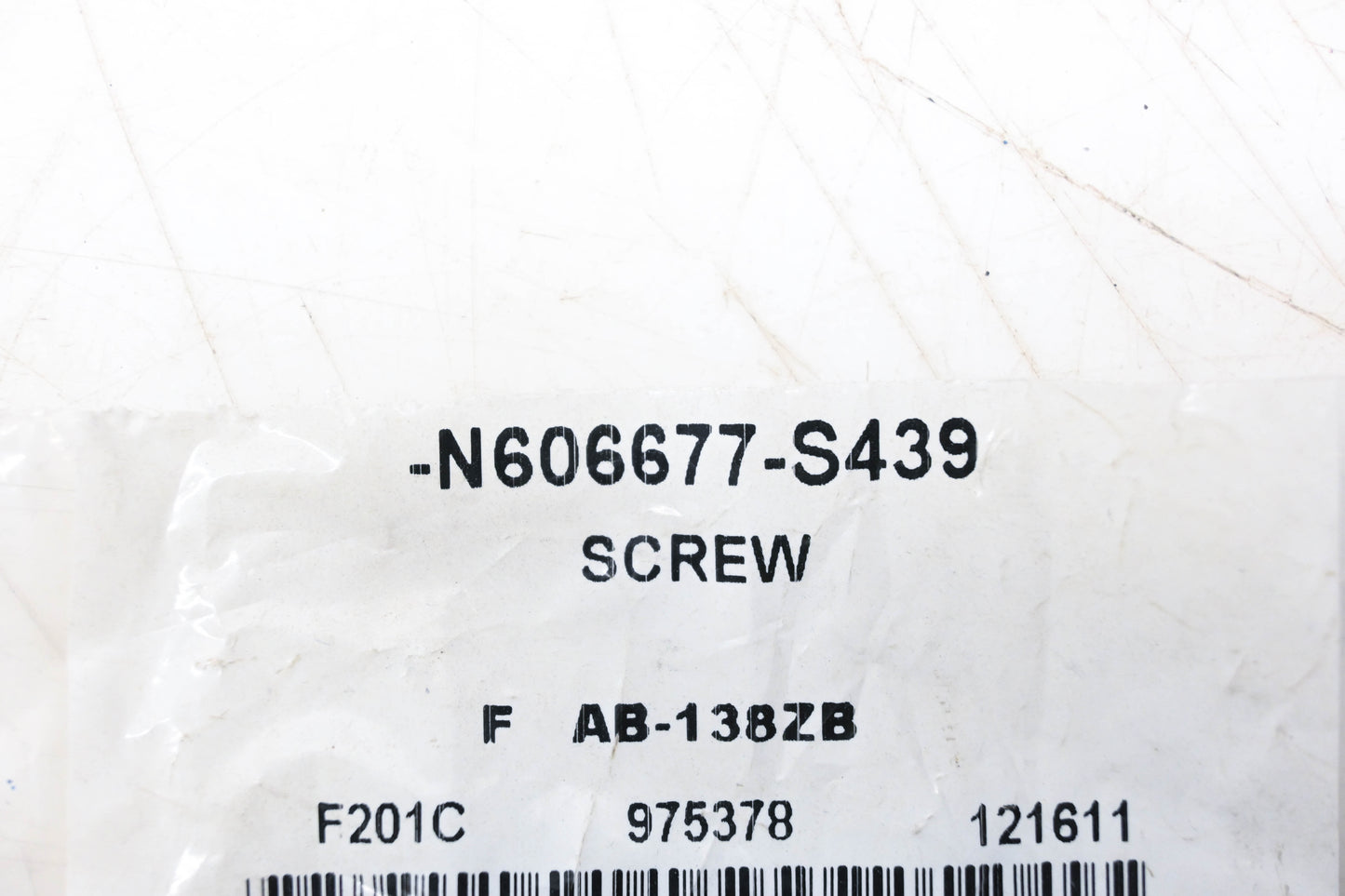 New OEM Ford N606677-S439 Screw & Washer Assembly NOS