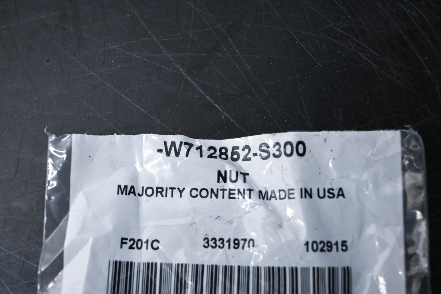 New OEM Ford W712852-S300 High Mount Lamp Retainer Nut NOS