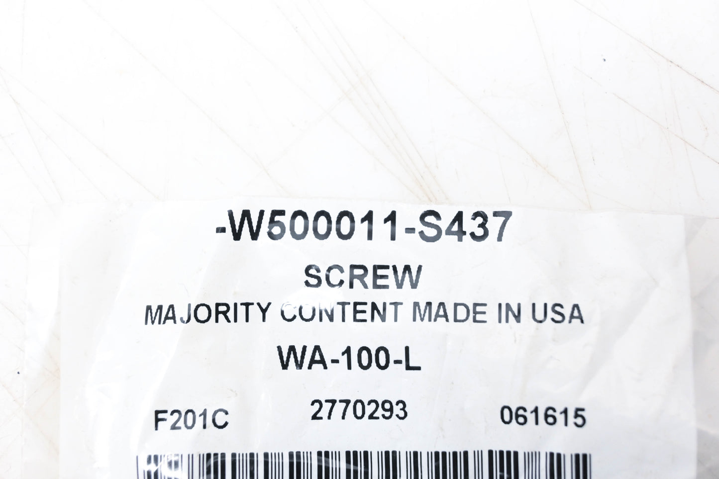 New OEM Ford W500011-S437 Support Plate Bolt NOS