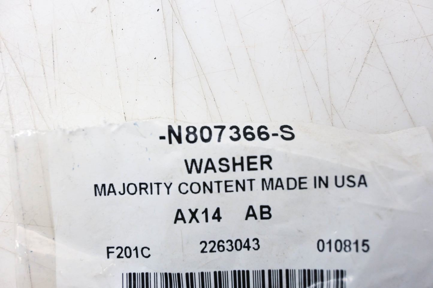 New OEM Ford N807366-S Washer NOS