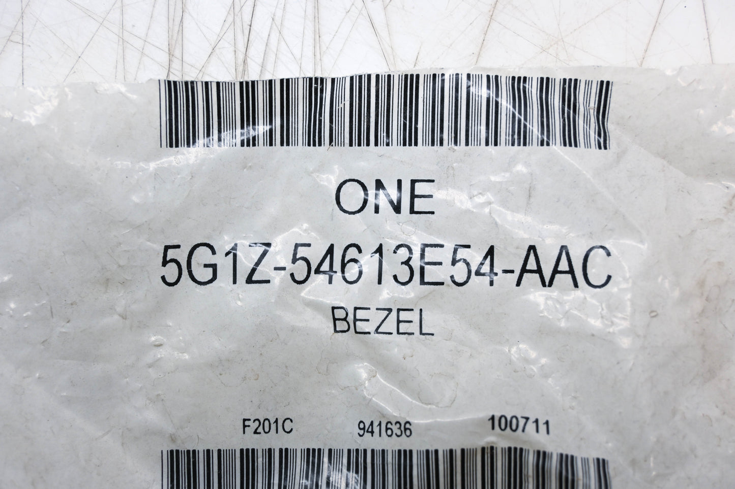 New OEM Ford 5G1Z-54613E54-AAC Rear Seat Belt Anchor Bezel NOS