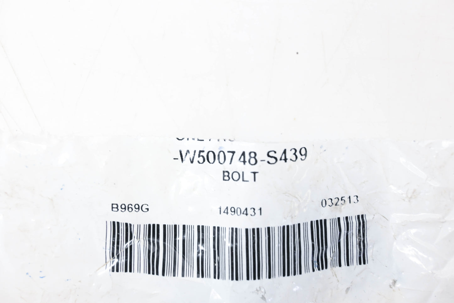 New OEM Ford W500748-S439 Control Arm Mount Bolt NOS