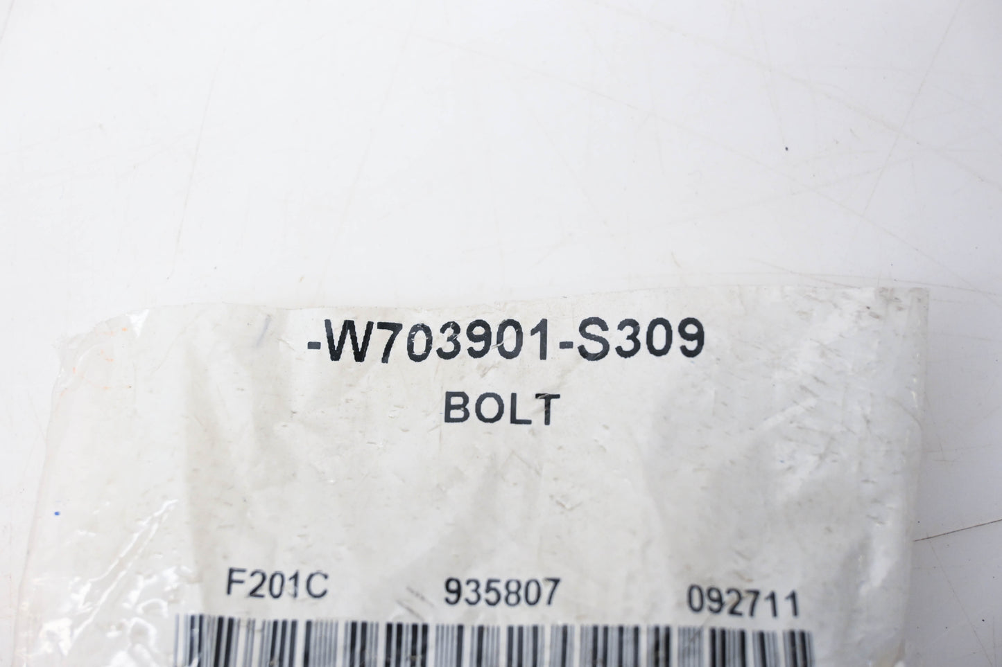 New OEM Ford W703901-S309 Bolt NOS