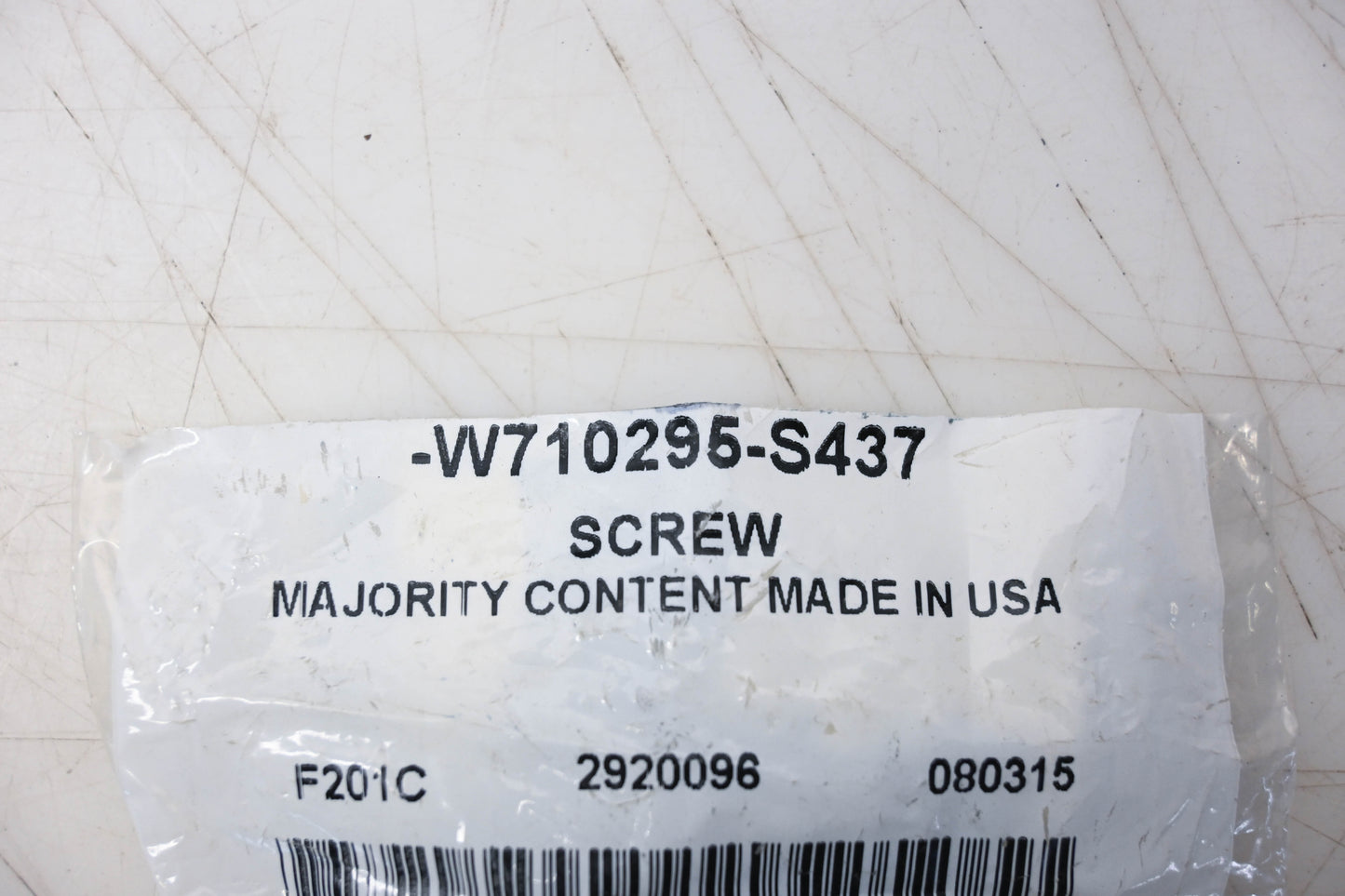 New OEM Ford W710295-S437 Screw & Washer Assembly NOS