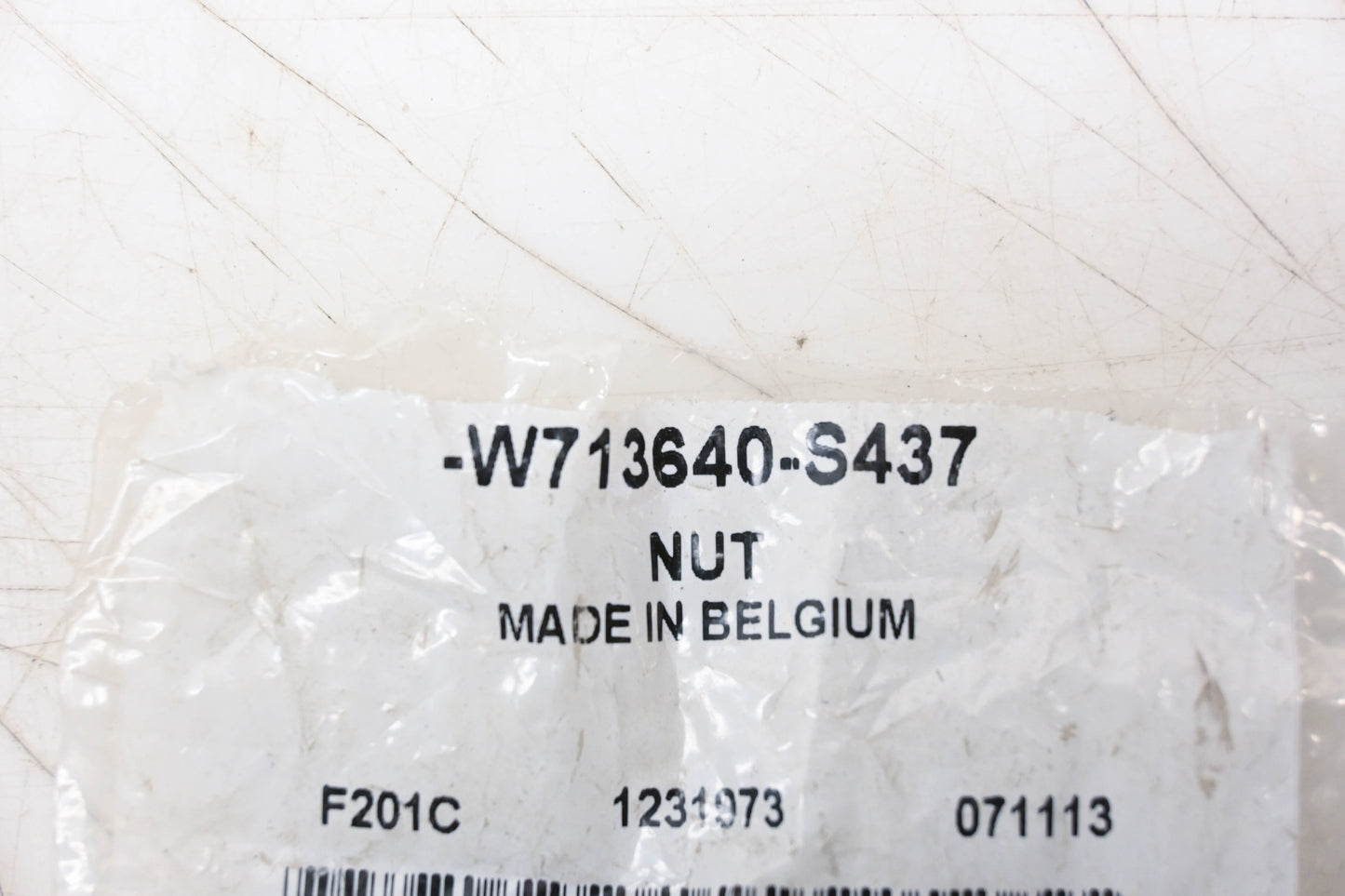 New OEM Ford W713640-S437 Nut NOS