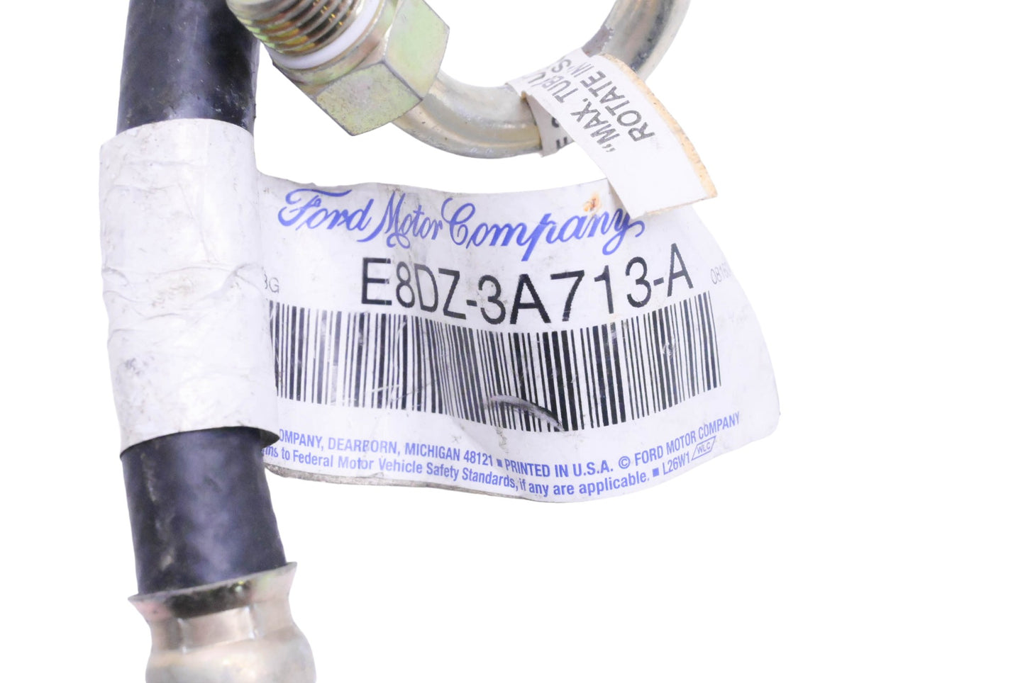 New OEM Ford E8DZ-3A713-A Power Steering Return Line Hose NOS