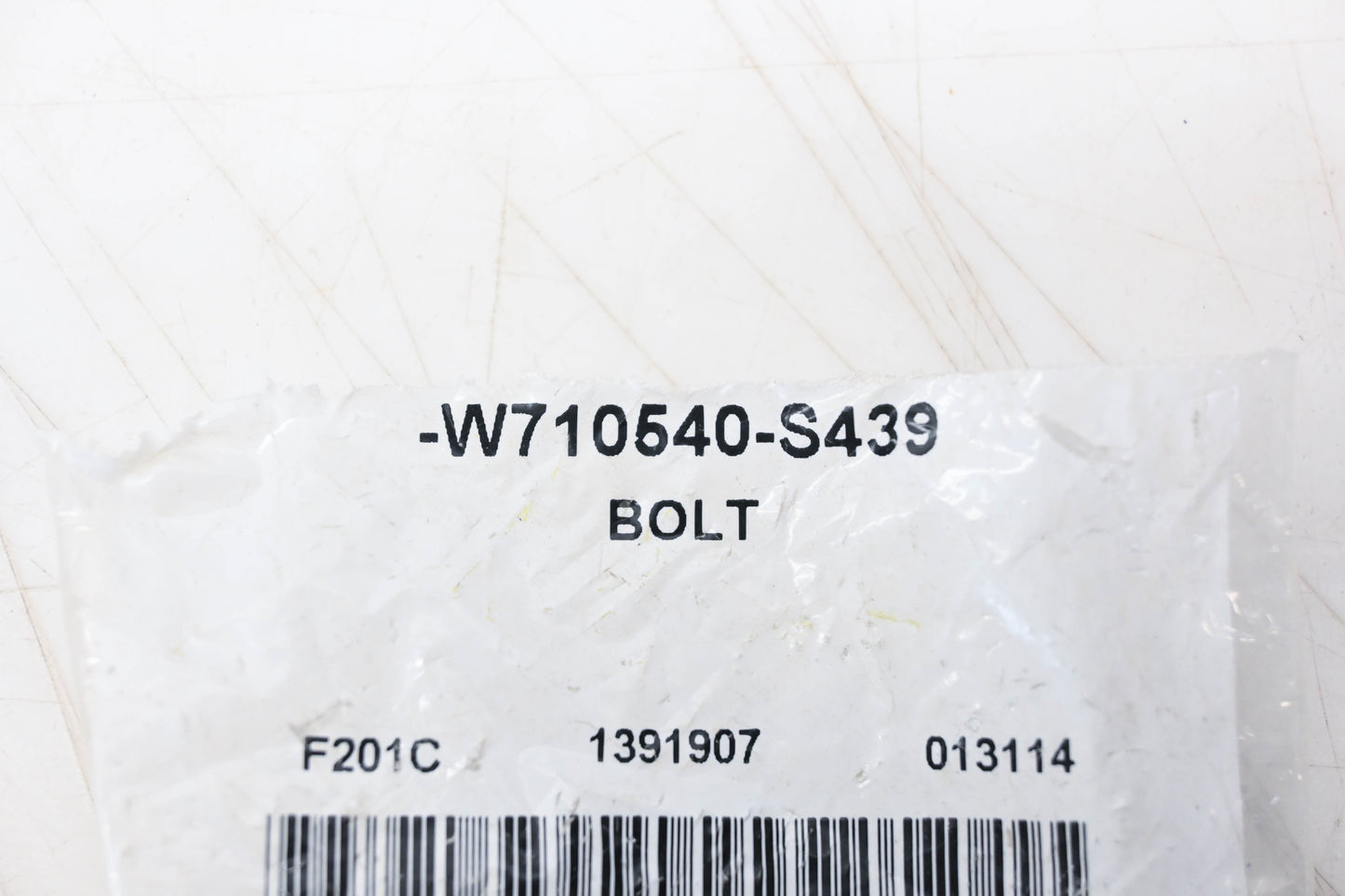 New OEM Ford W710540-S439 Bolt NOS
