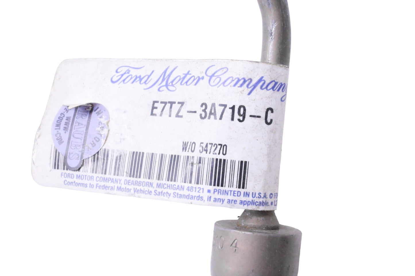 New OEM Ford E7TZ-3A719-C Power Steering Pressure Line Hose NOS