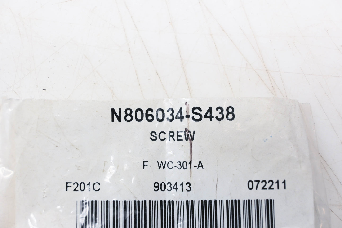 New OEM Ford N806034-S438 Bumper Cover Screw NOS