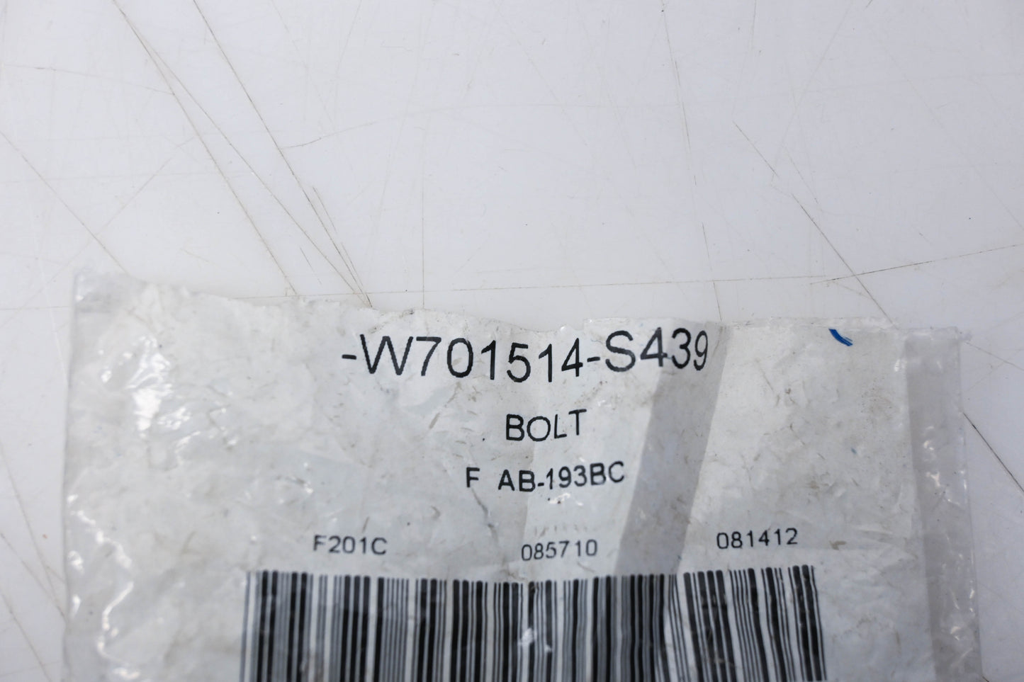 New OEM Ford W701514-S439 Bolt NOS
