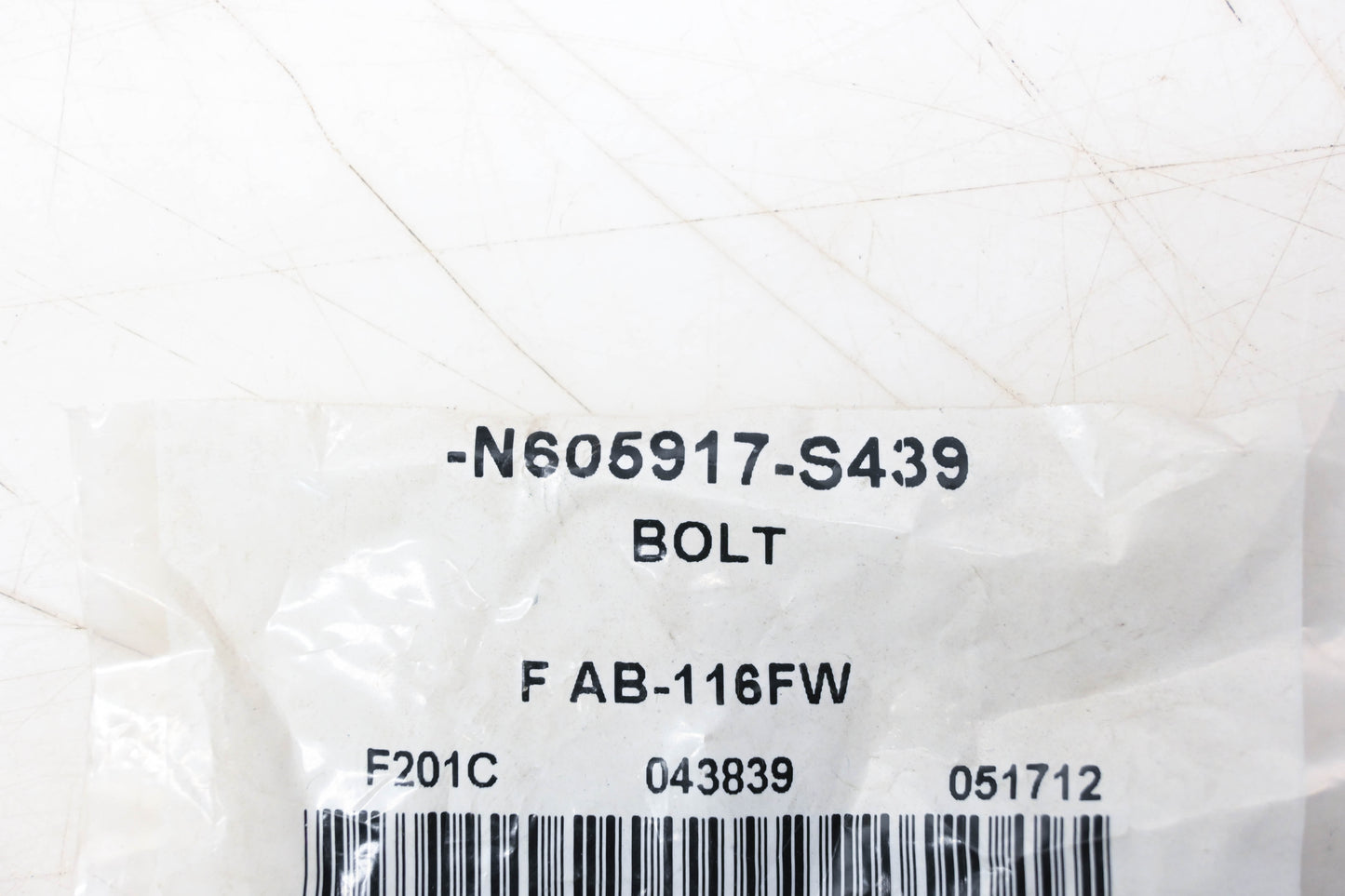 New OEM Ford N605917-S439 Hex Head Bolt NOS