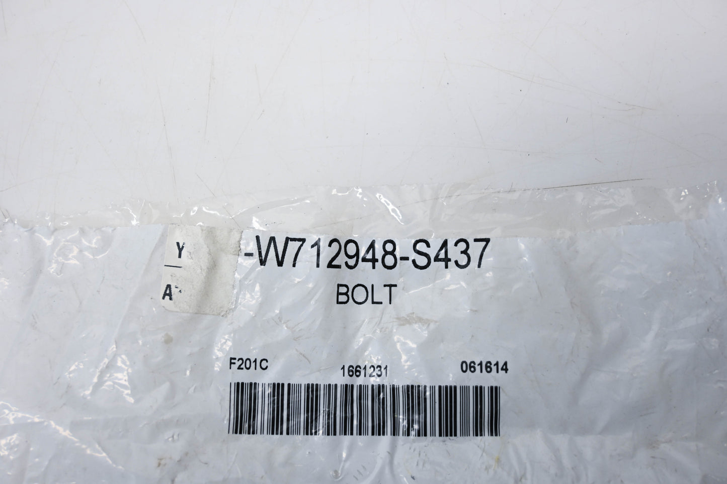 New OEM Ford W712948-S437 Front Mount Bracket Bolt NOS