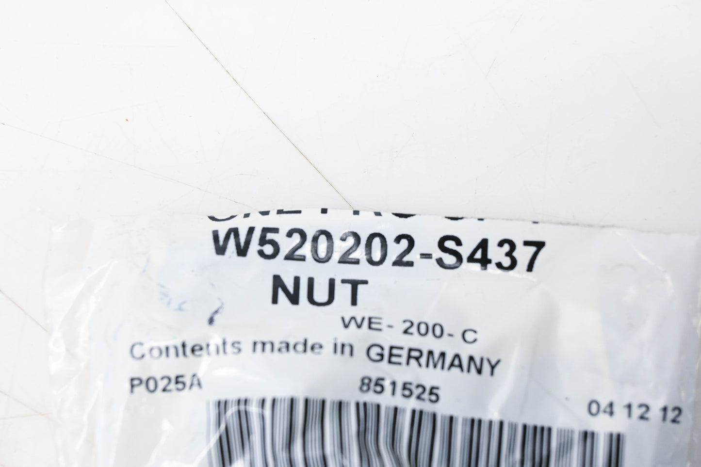 New OEM Ford W520202-S437 Flanged Hex Nut NOS