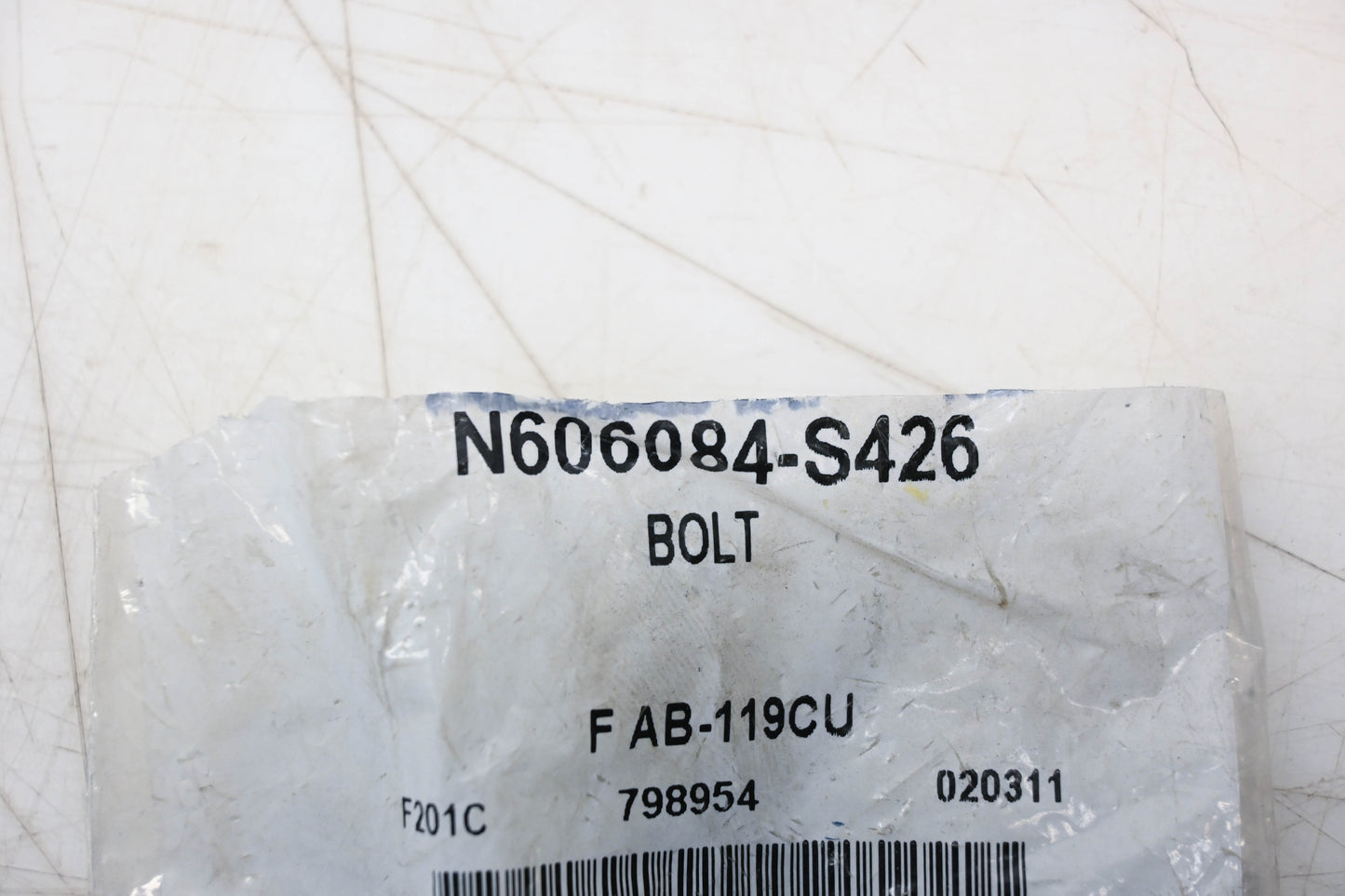 New OEM Ford N606084-S426 Bolt NOS