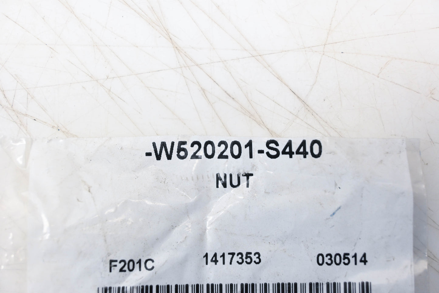 New OEM Ford W520201-S440 Wheel Opening Moulding Nut NOS