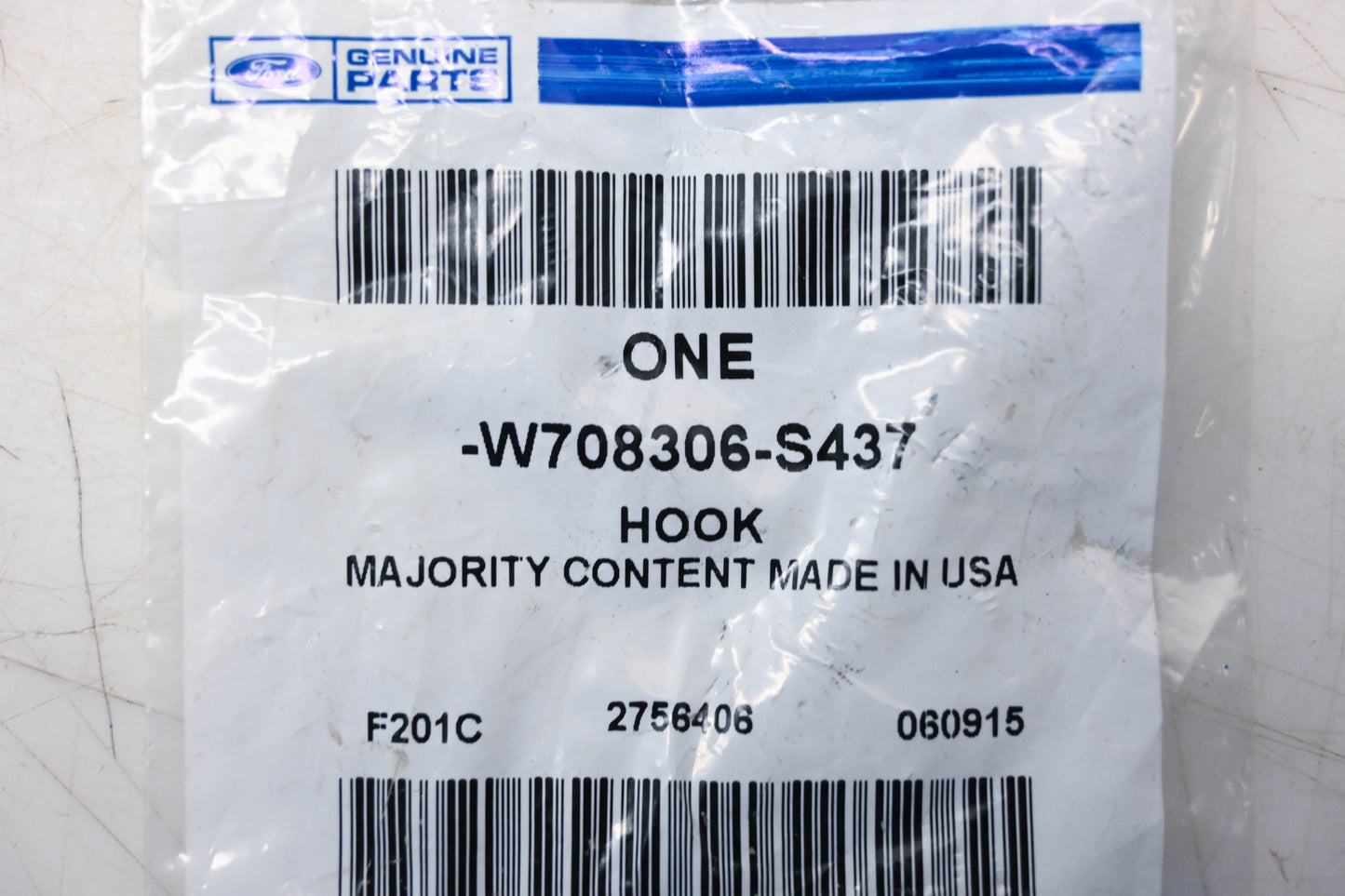 New OEM Ford W708306-S437 Spare Wheel Carrier Anchor Bolt NOS