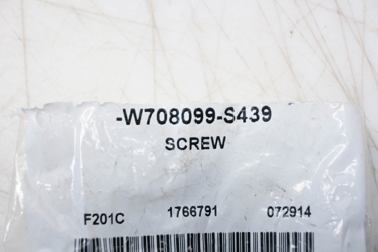 New OEM Ford W708099-S439 Fender Liner Screw NOS