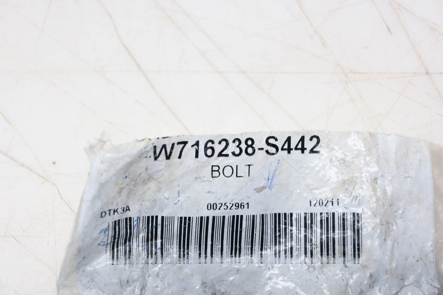 New OEM Ford W716238-S442 Manual Transmission Mount Bolt NOS